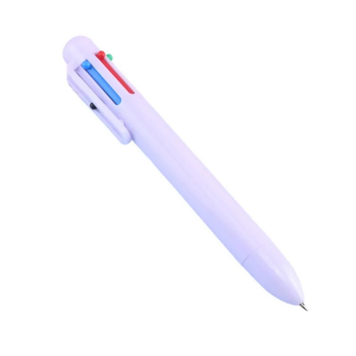 Retractable Ballpoint Pen with 6 Ink Options 3