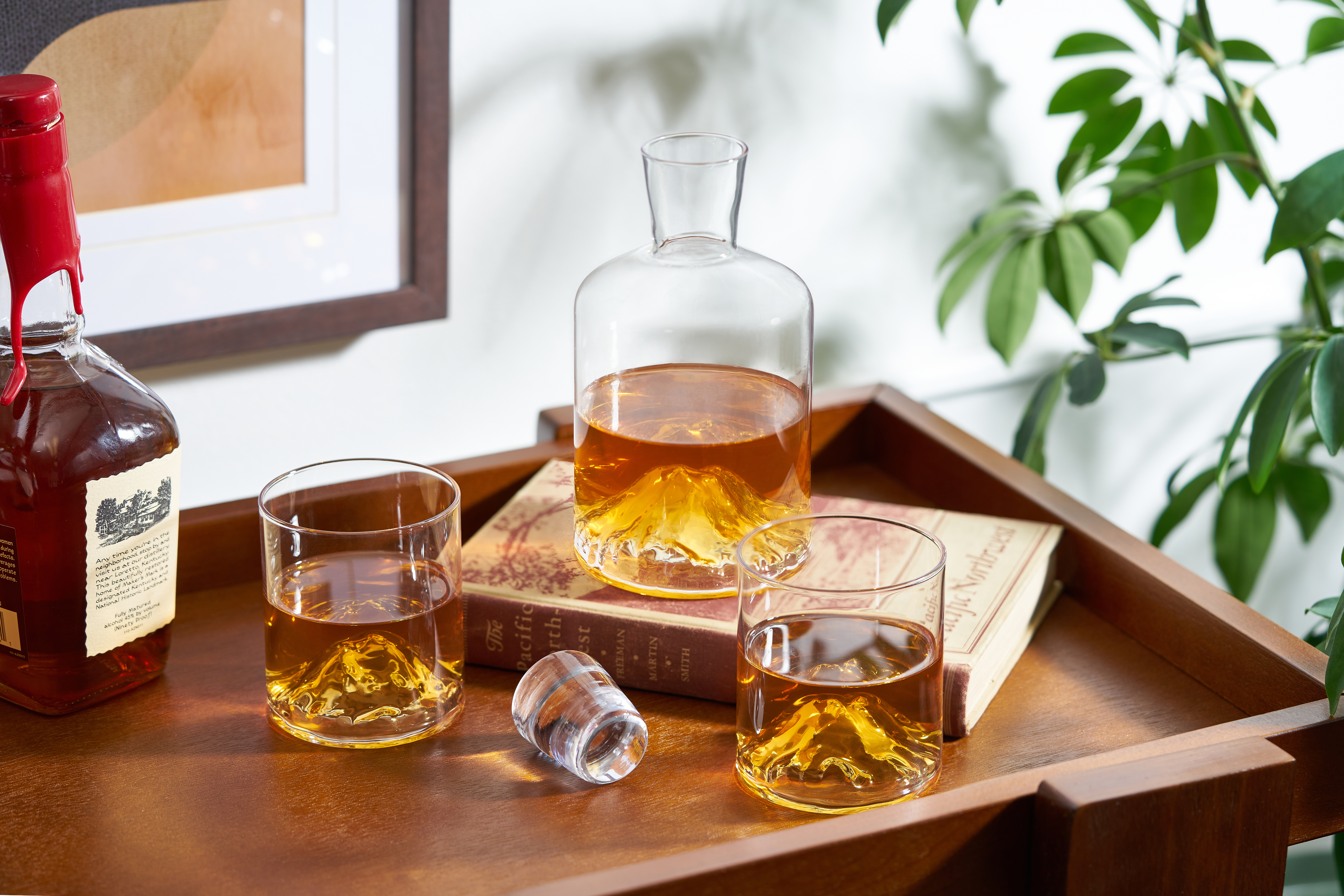 Viski® Mountain Liquor Decanter 7