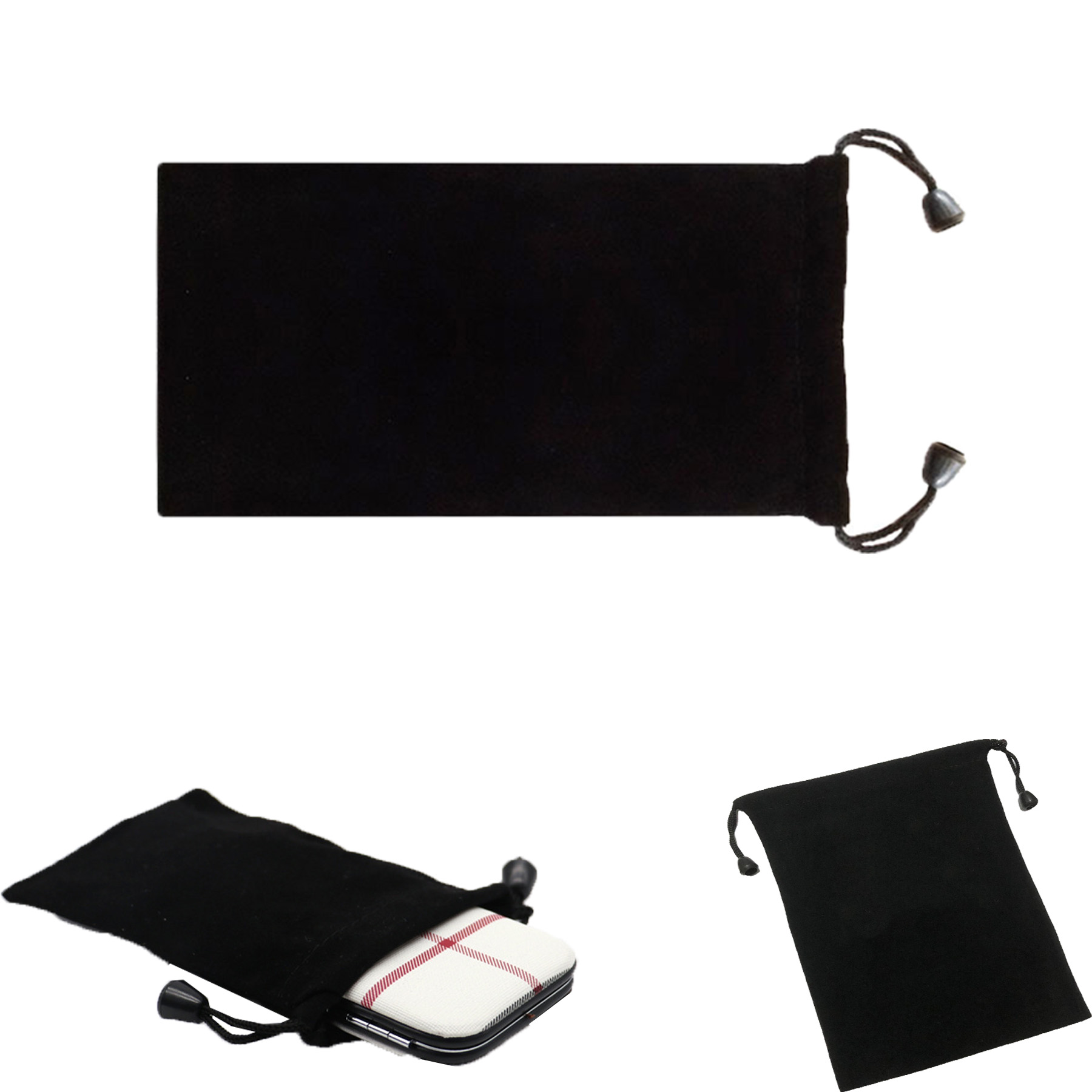 Flannel Storage Bag / Sunglasses Pouch 2
