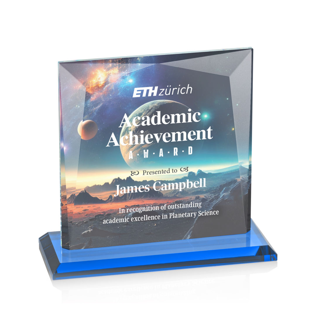 Tanner VividPrint™ Award - Sky Blue 3