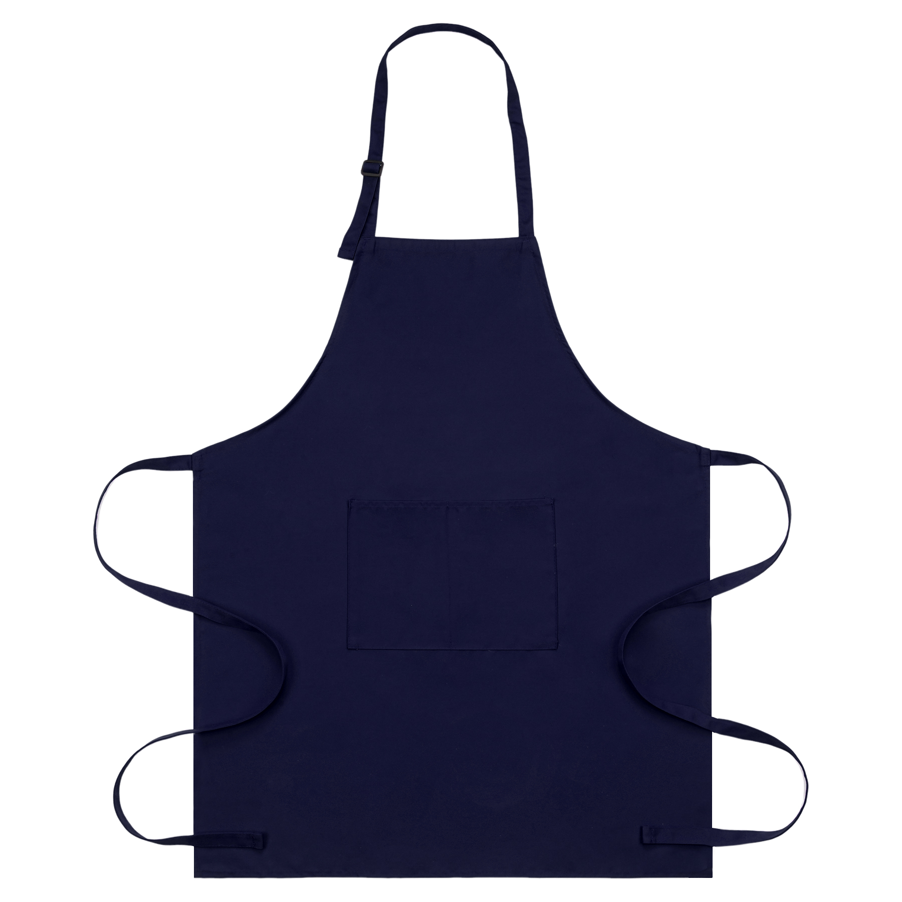 7 Oz. Adjustable Poly Cotton Twill Bib Apron W/2-Pocket 13