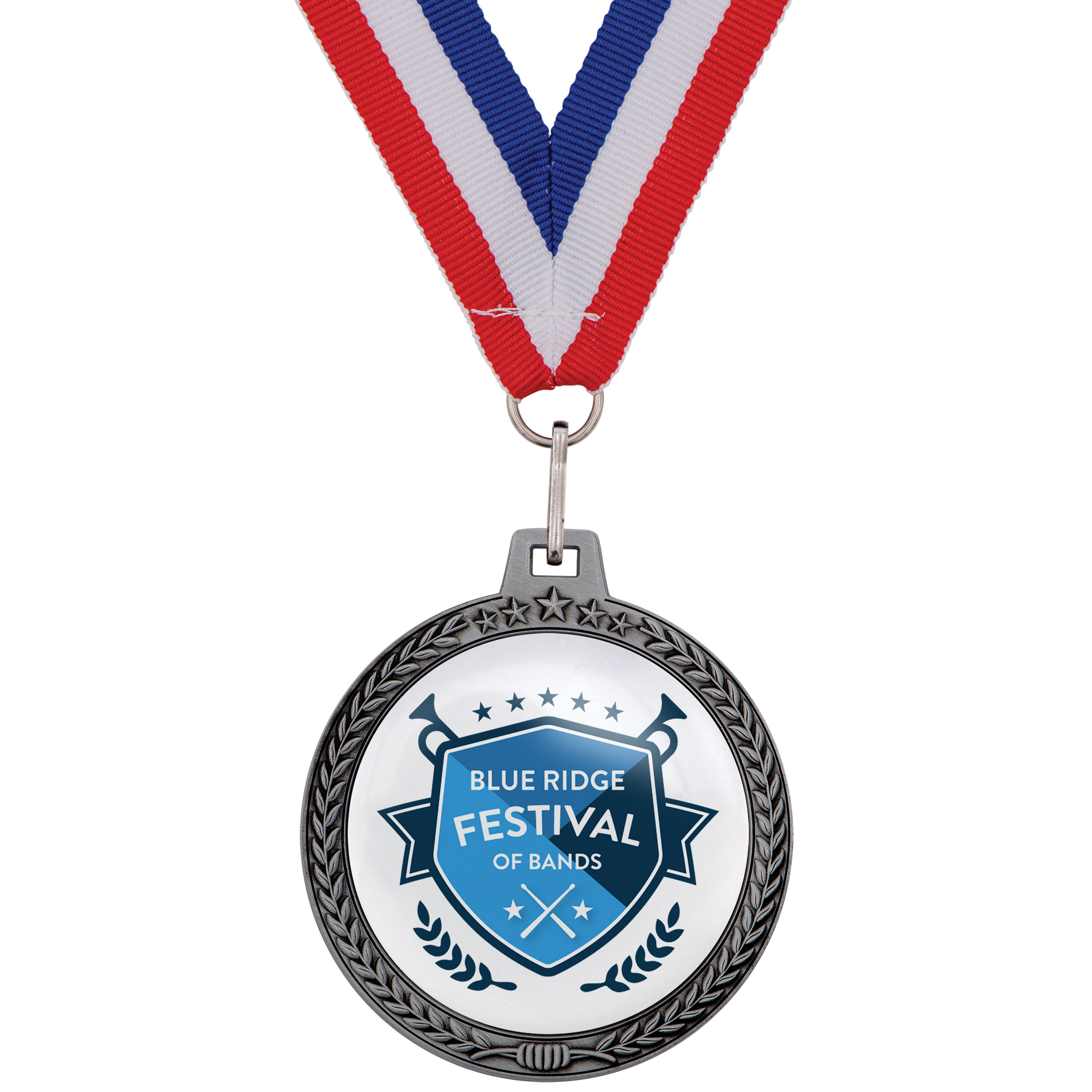 3" Speed Medal – 3D Wreath & Star 5