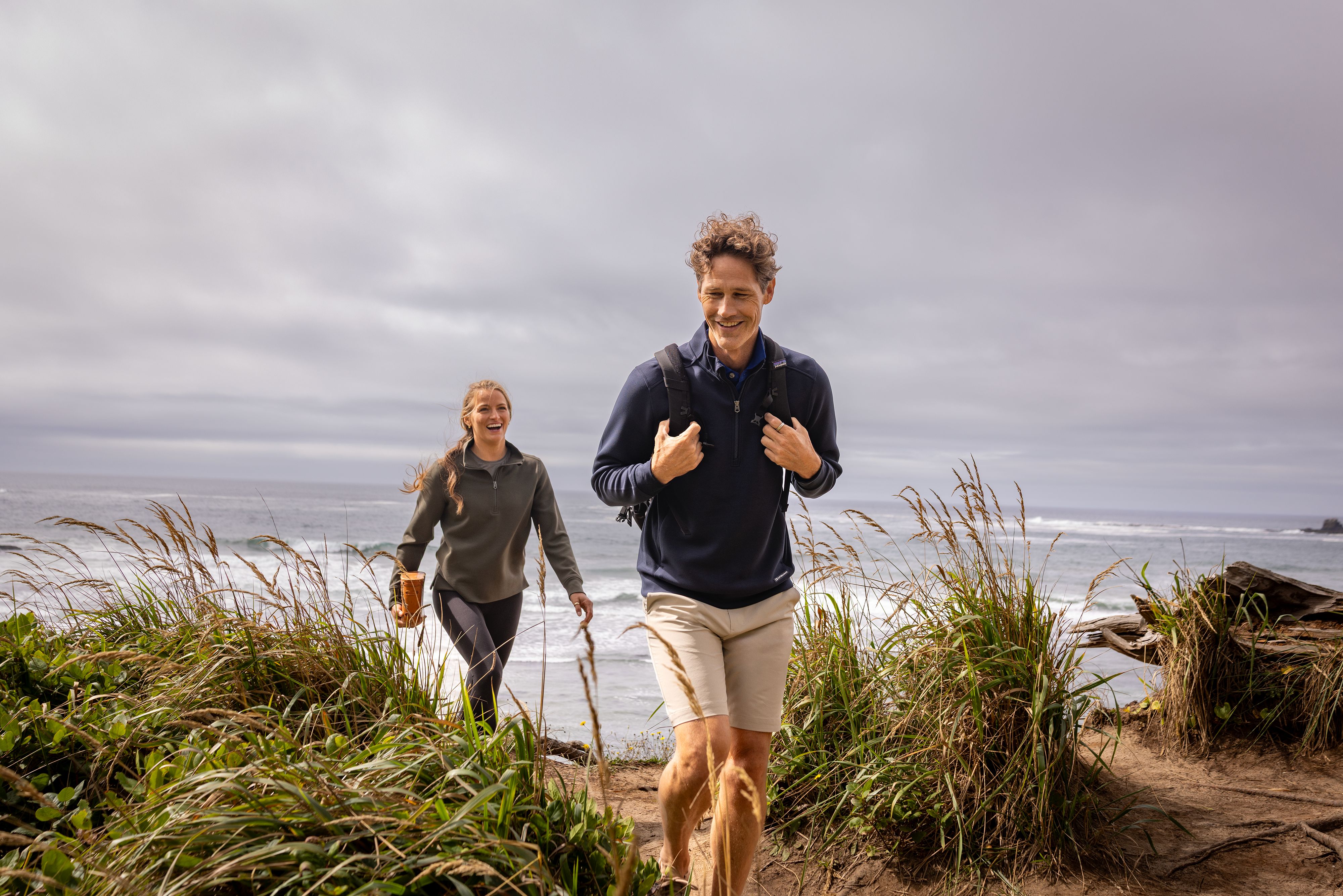 Cutter & Buck Roam Recycled Buttery-Soft Knit Mens Quarter Zip Jacket 3