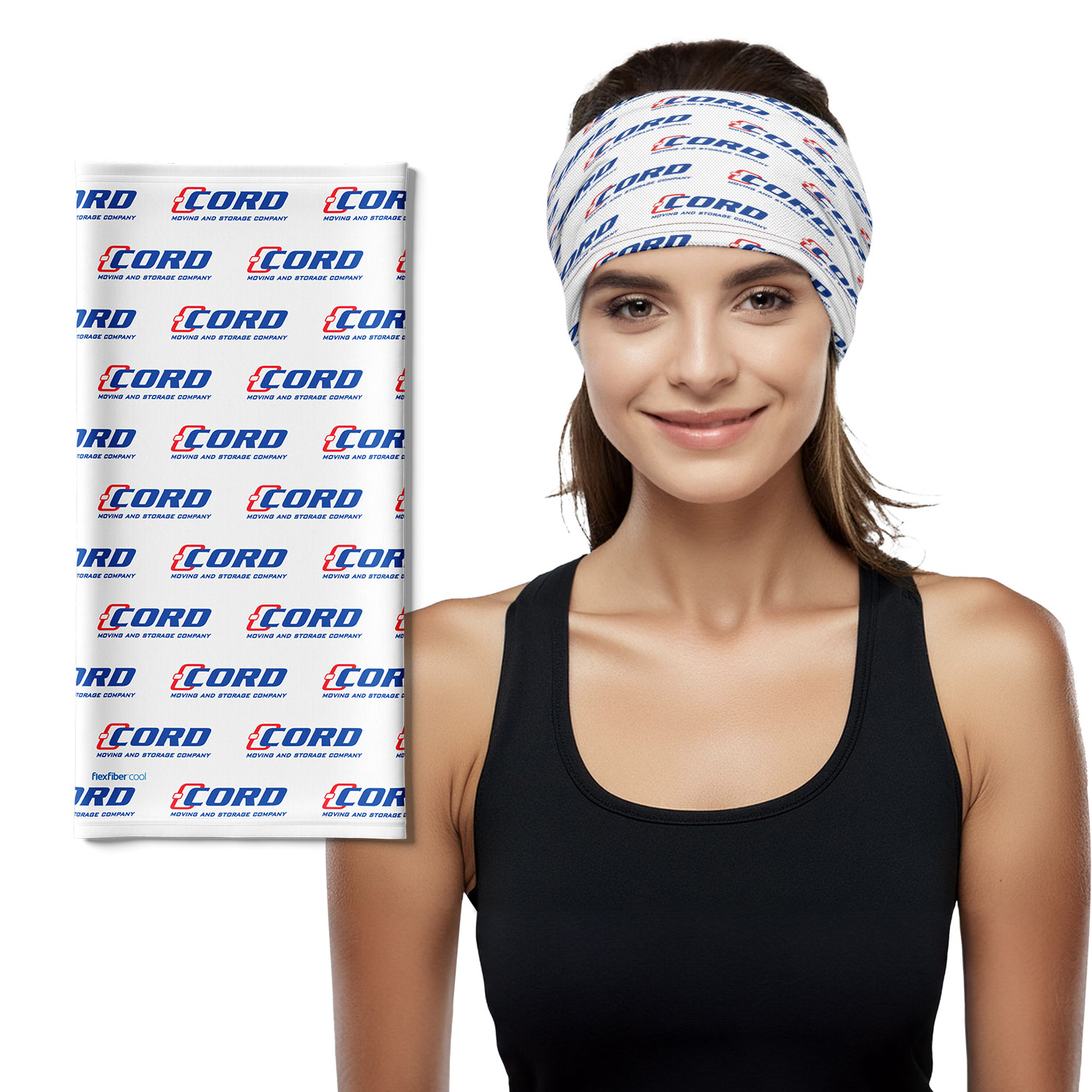 FlexFiber™ Cool Neck Gaiter Head Scarf - Domestic Production (19"x10")