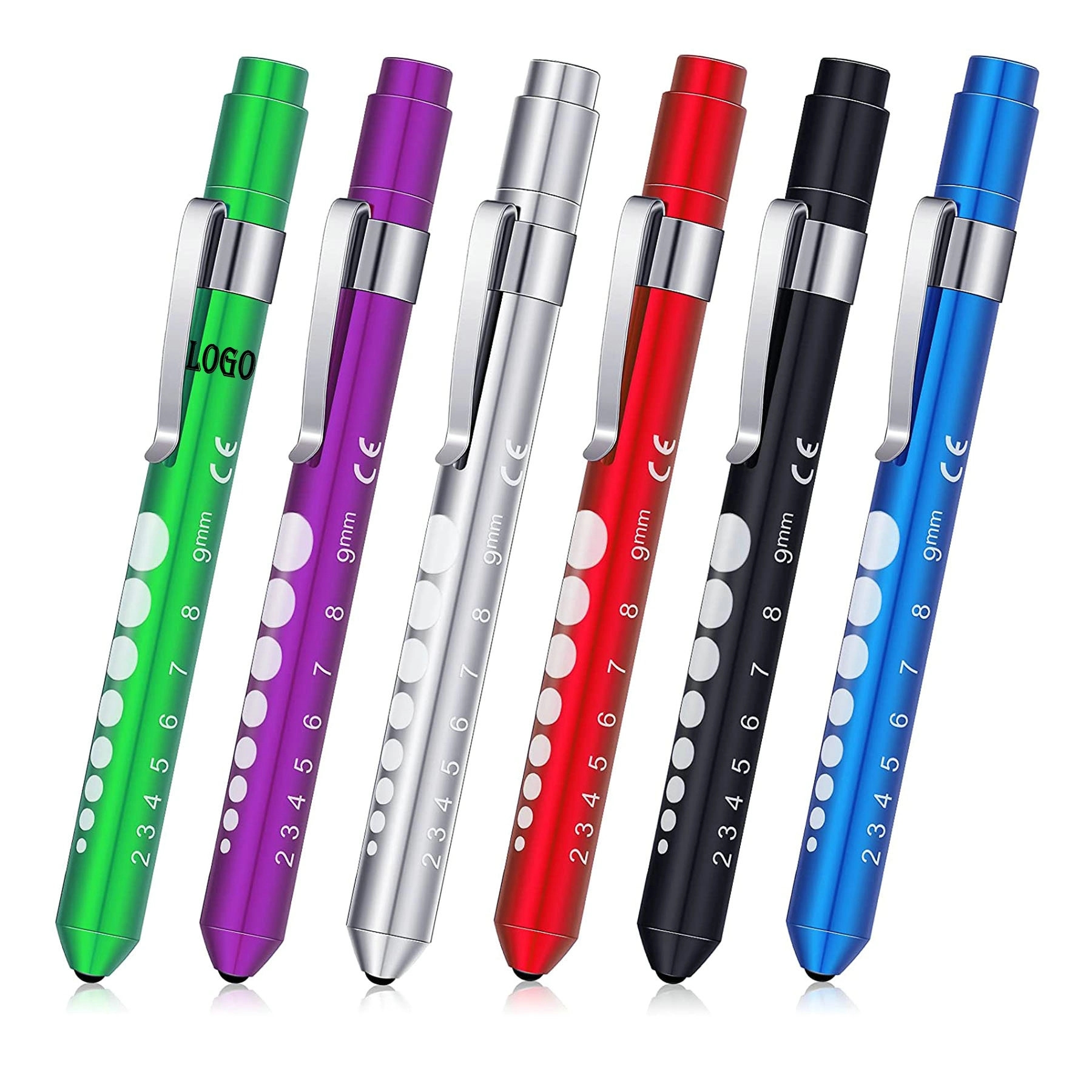 Medical LED Pen Light With Pupil Gauge
