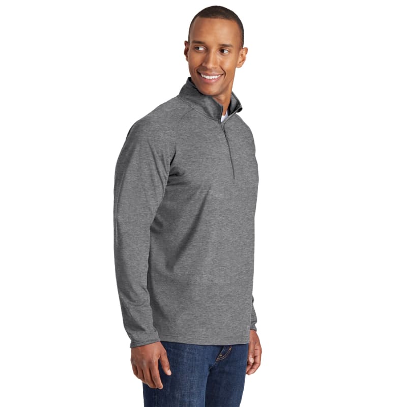 Sport-Tek Tall Sport-Wick Stretch 1/4-Zip Pullover. 4