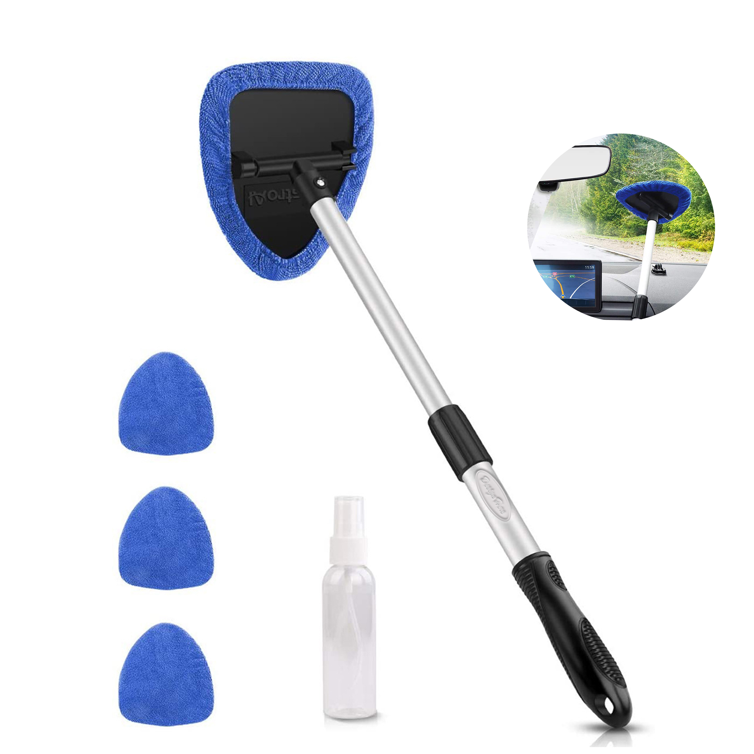 Extendable Microfiber Cleaning Tool for Cars 2