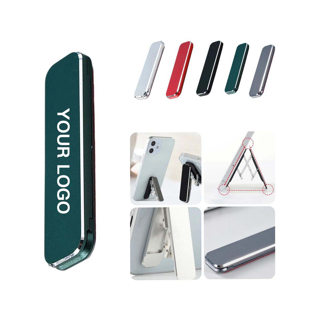 Foldable Phone Stand with W Shape Structure 2