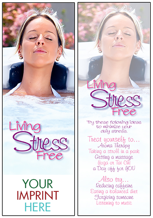 BOOKMARK - Living Stress Free Bookmark 1