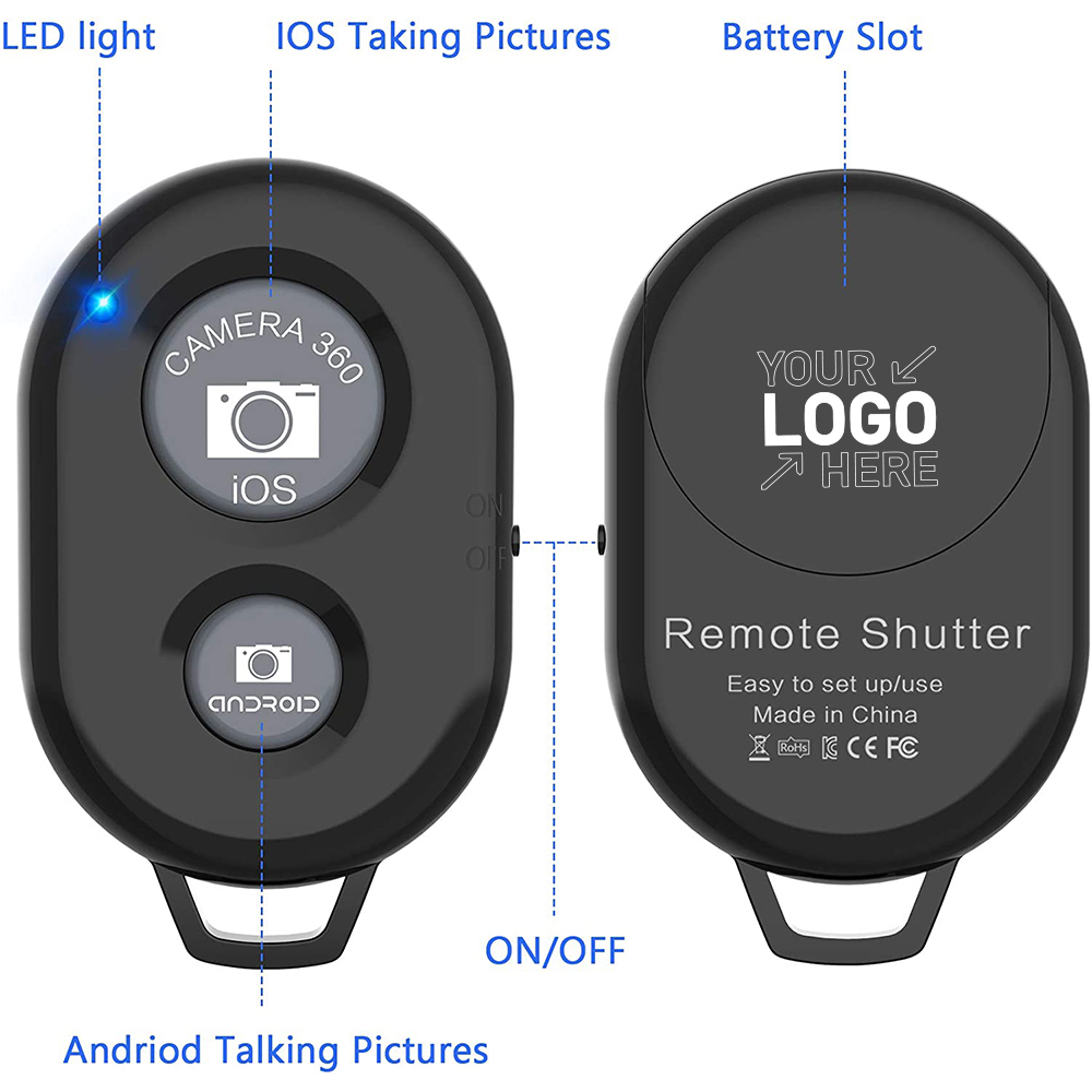 Wireless Bluetooth Self-timer Remote Controller 6