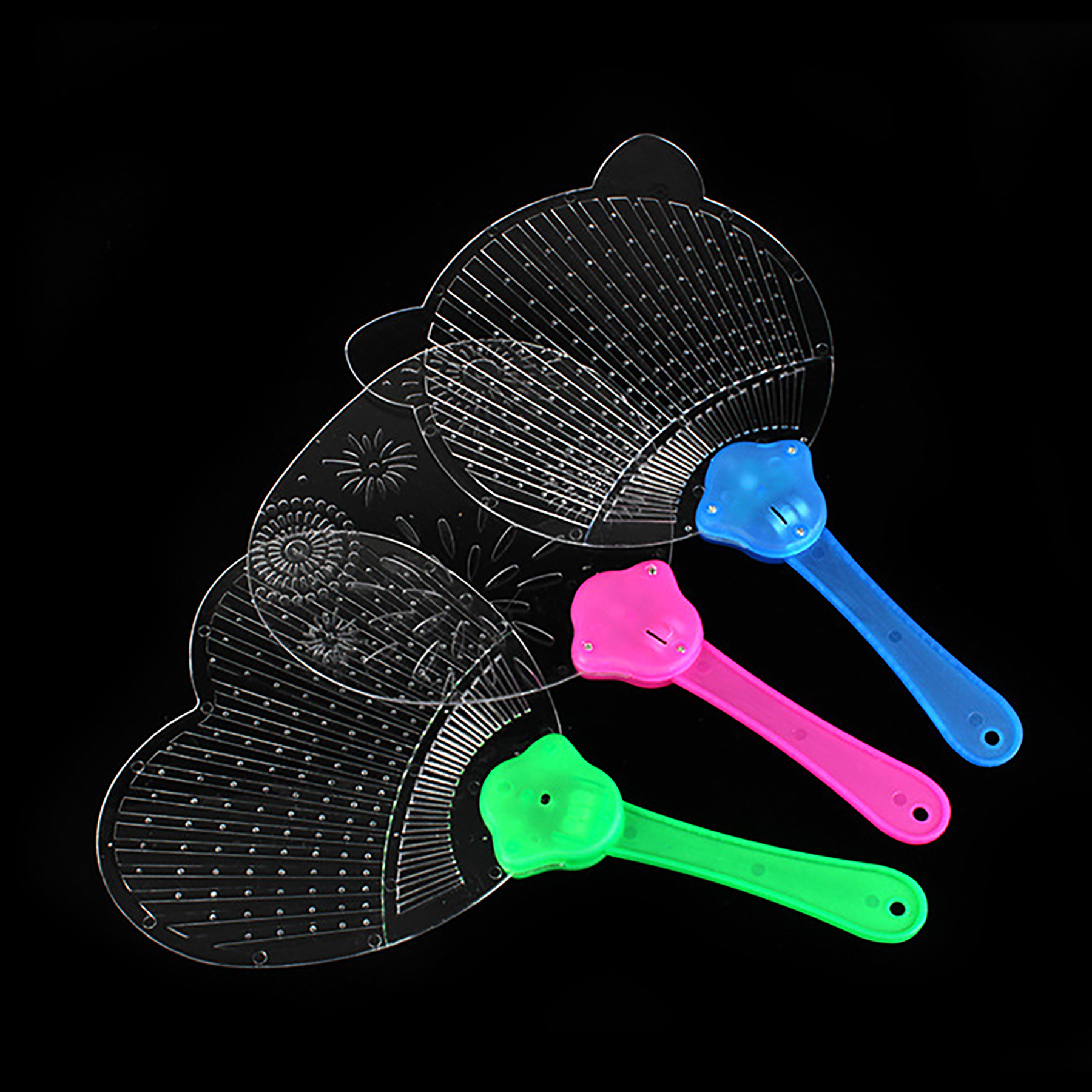 LED Flashing Light-Up Fan 5