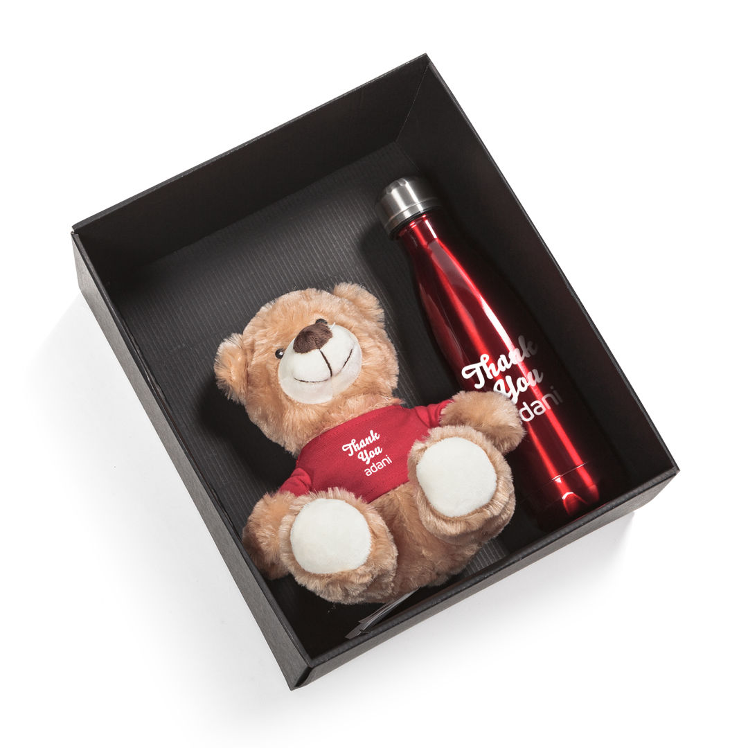 Chester Teddy Bear/Bottle Gift Set 10