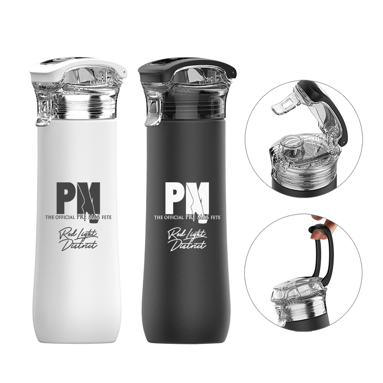 23 oz. Double Wall Stainless Steel vacuum Insulated water Bottle/Mug, custom water bottle with logo imprint 4
