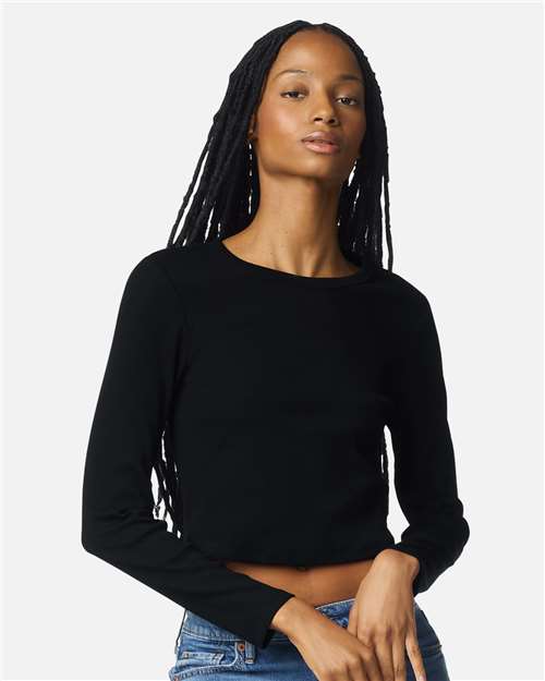 Women's Baby Rib Long Sleeve Fitted Tee - BR2107 9