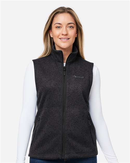 Women's Drop Line Fleece Vest - M16251 4