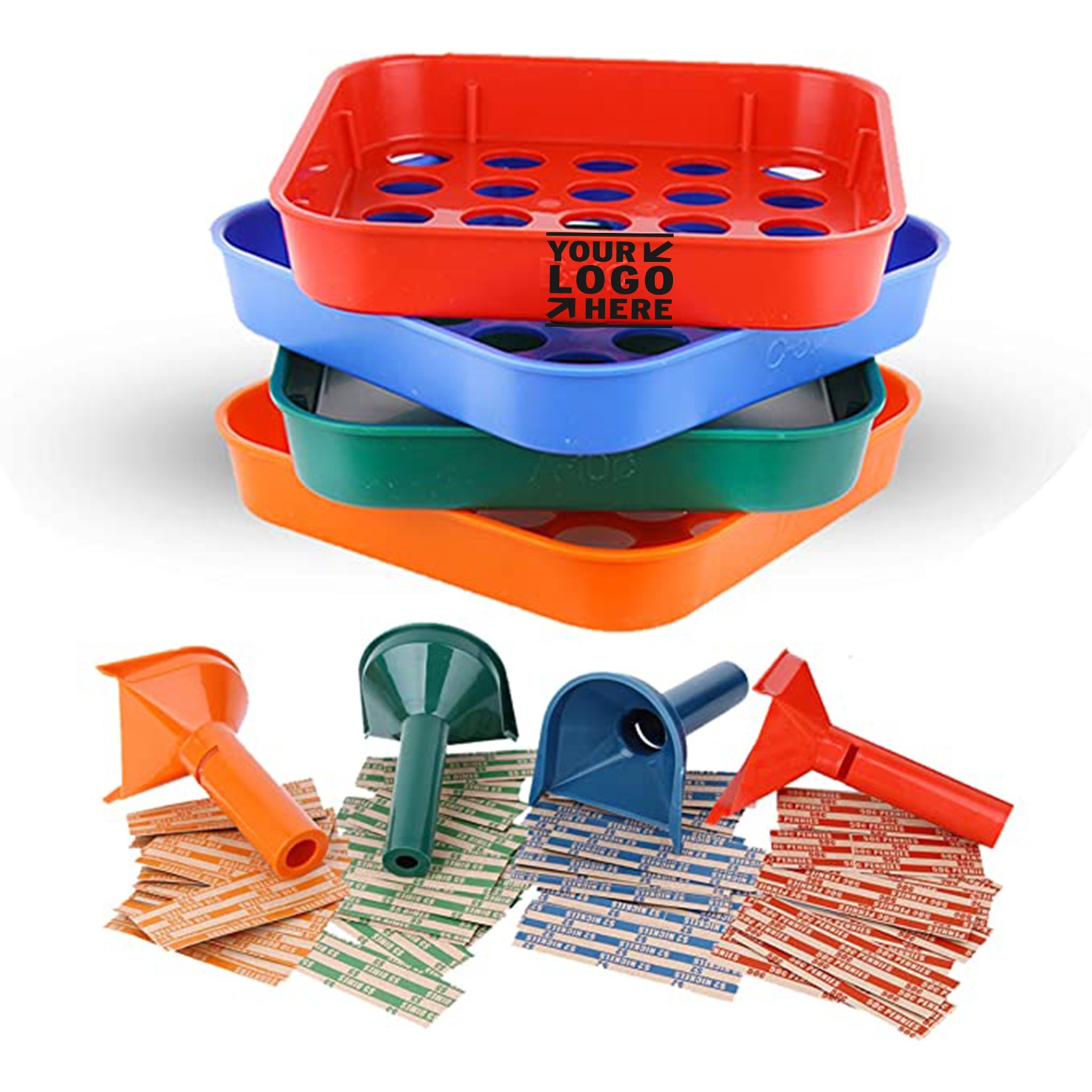 Coin Counter Tube Coin Sorter Tray 2