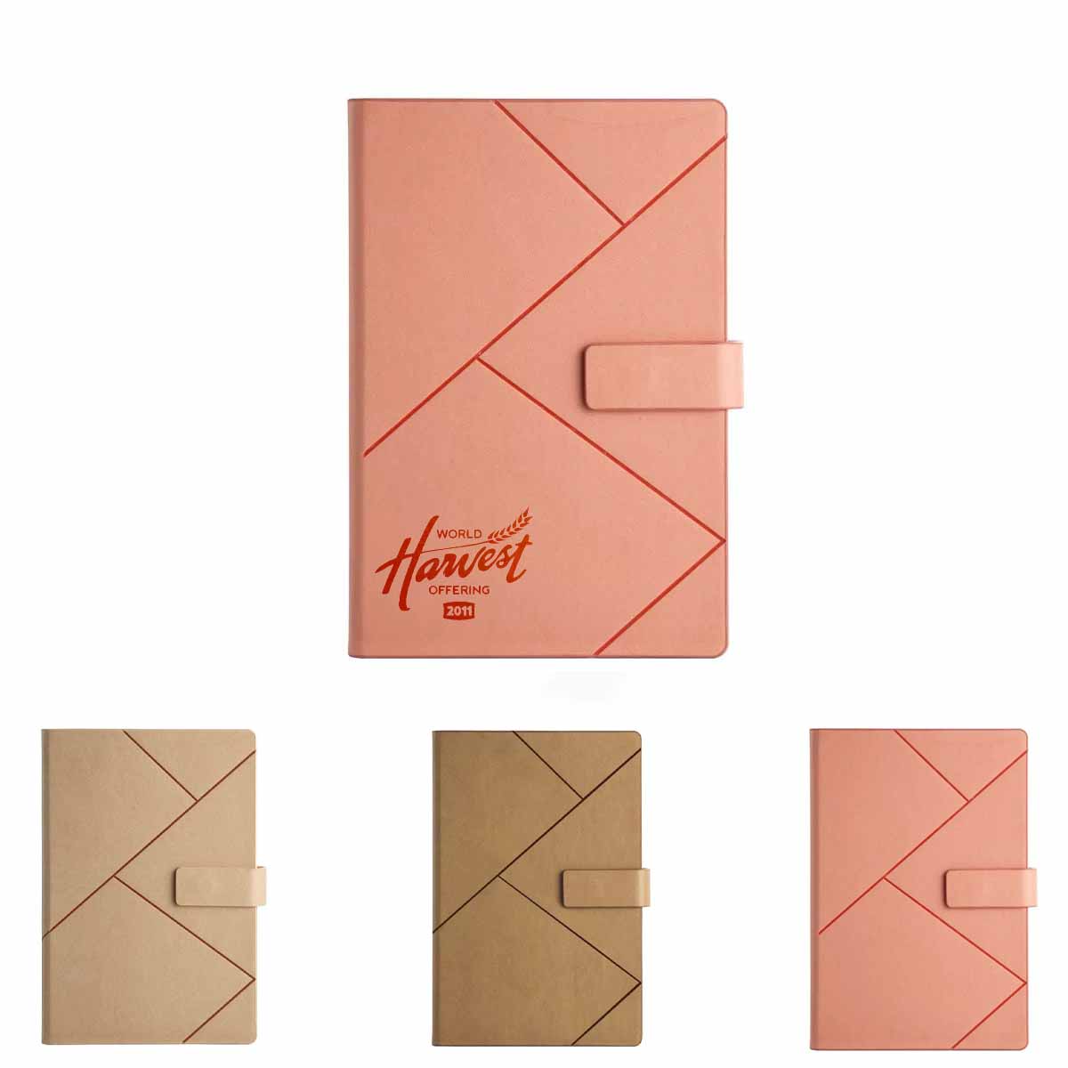 A5 Imitation Leather Embossed Office Notebook 3