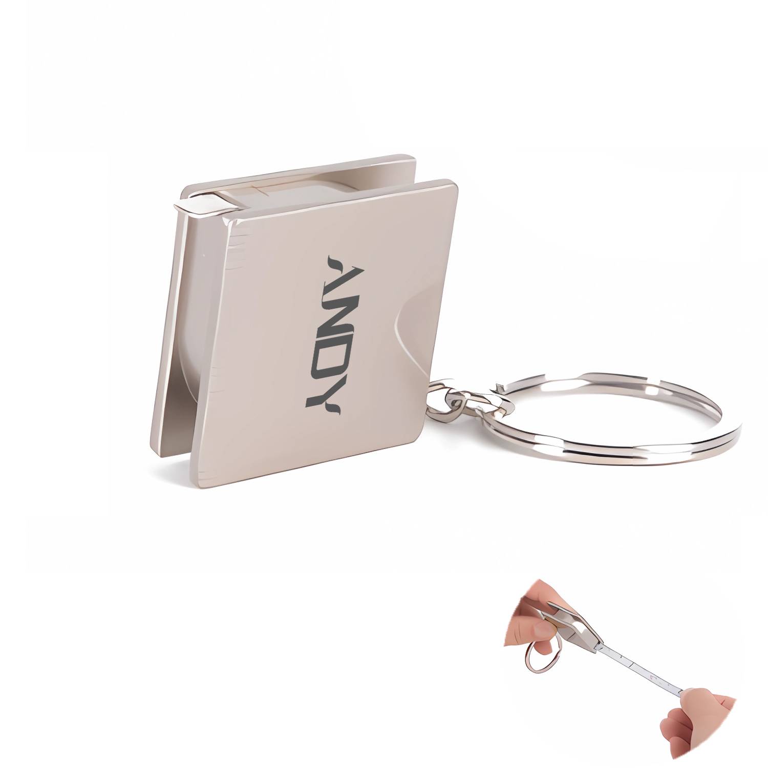 Keyring Pull Tape Measure 2