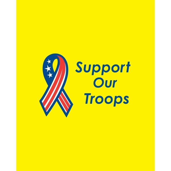 Support Our Troops Garden Flag 2