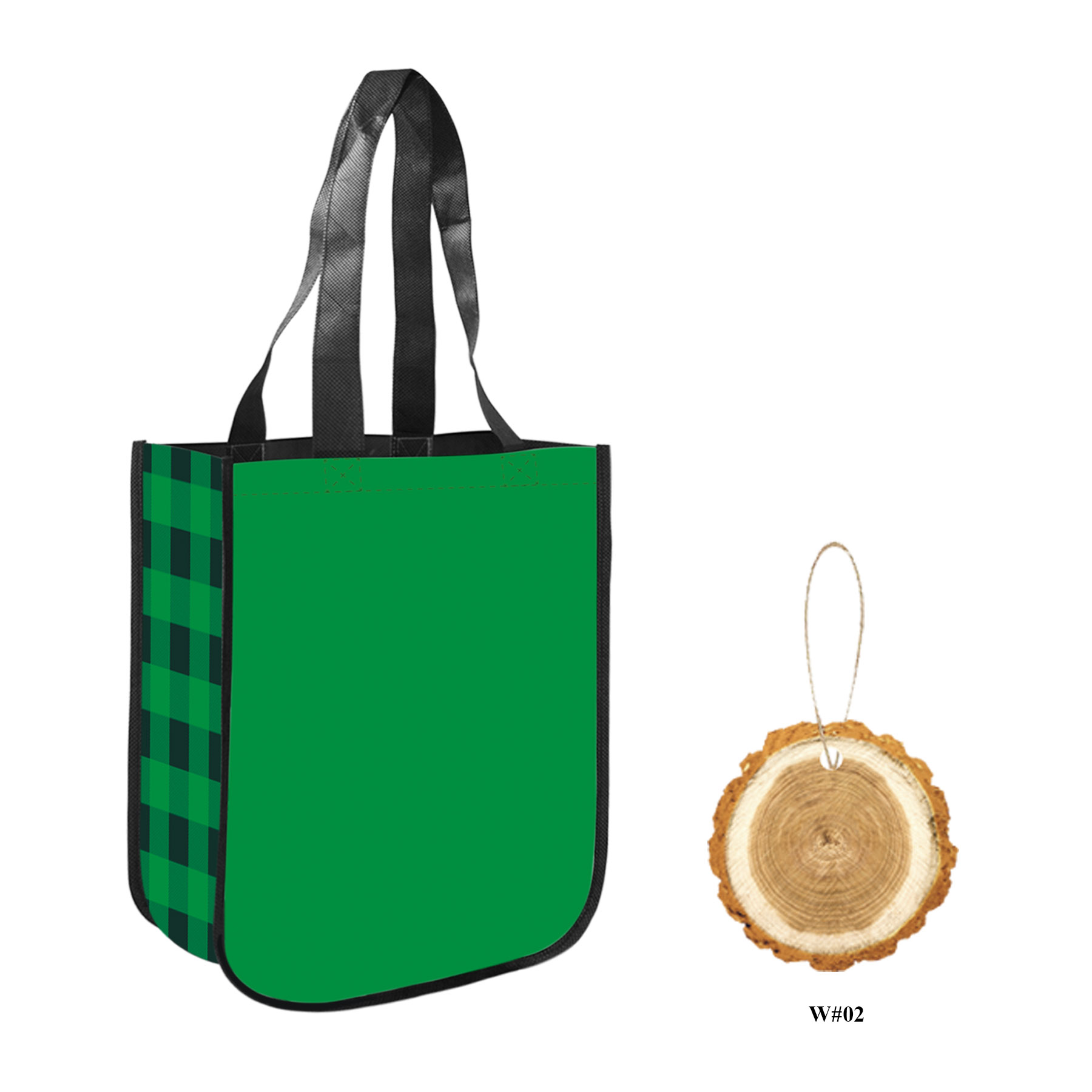 Christmas Tote with Ornament Set 12