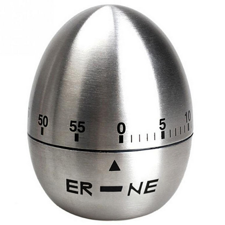 Stainless Steel Winding 60 Min Egg Timer 2