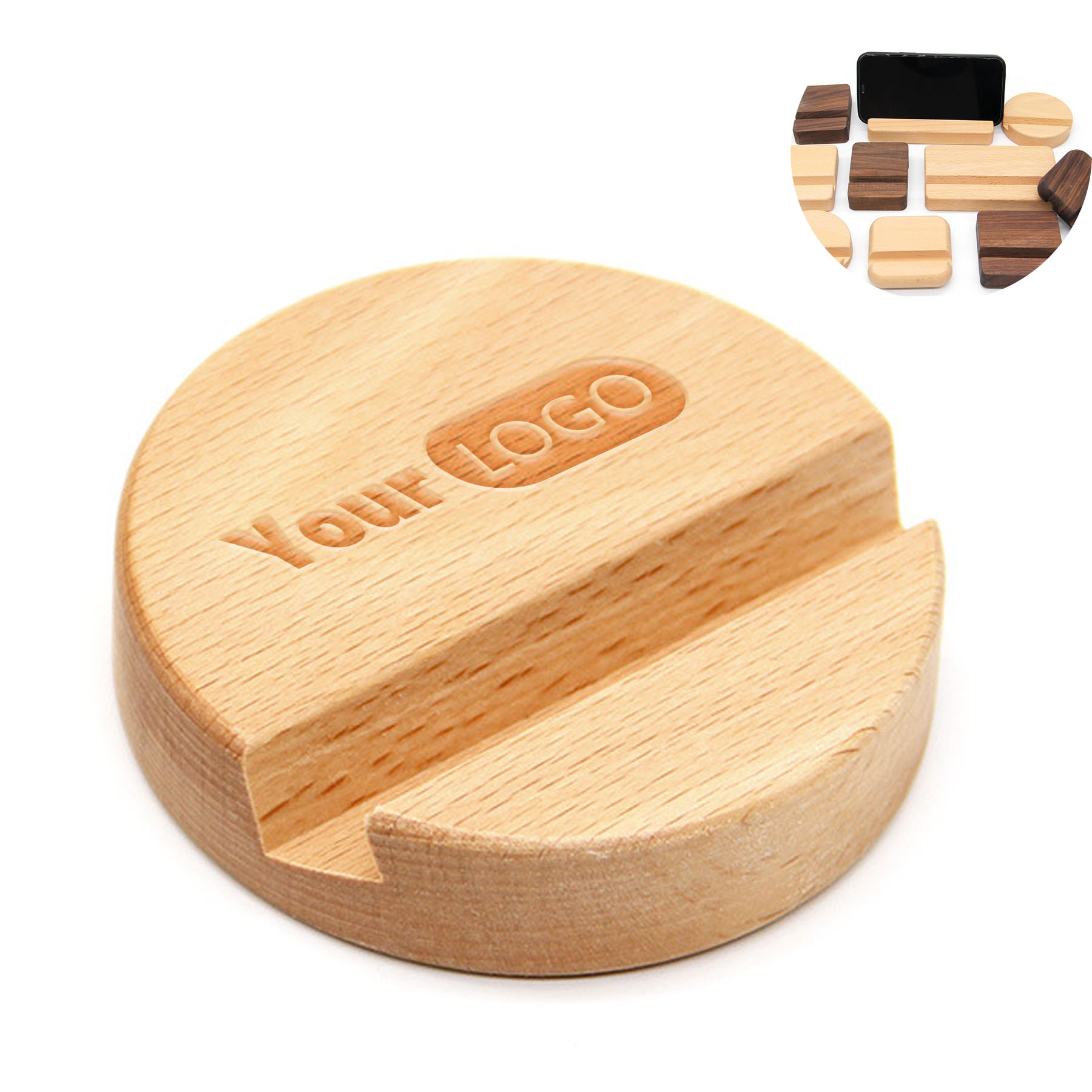 Wooden Phone Stand 1