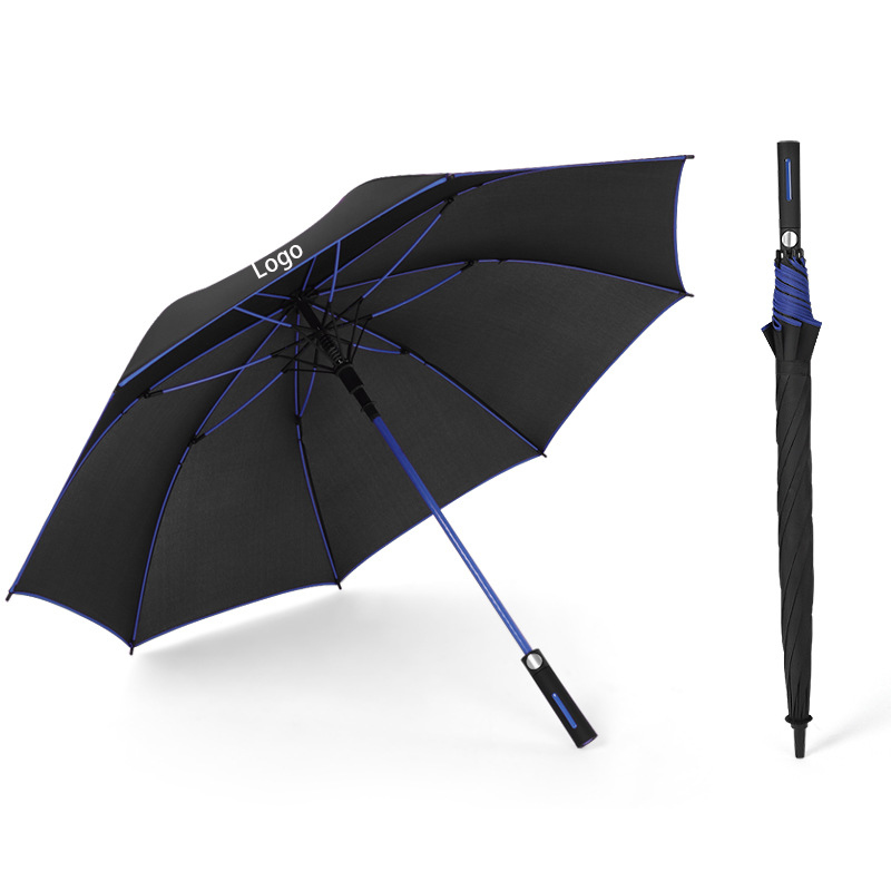 Windproof Automatic Umbrella with Colored Ribs 4