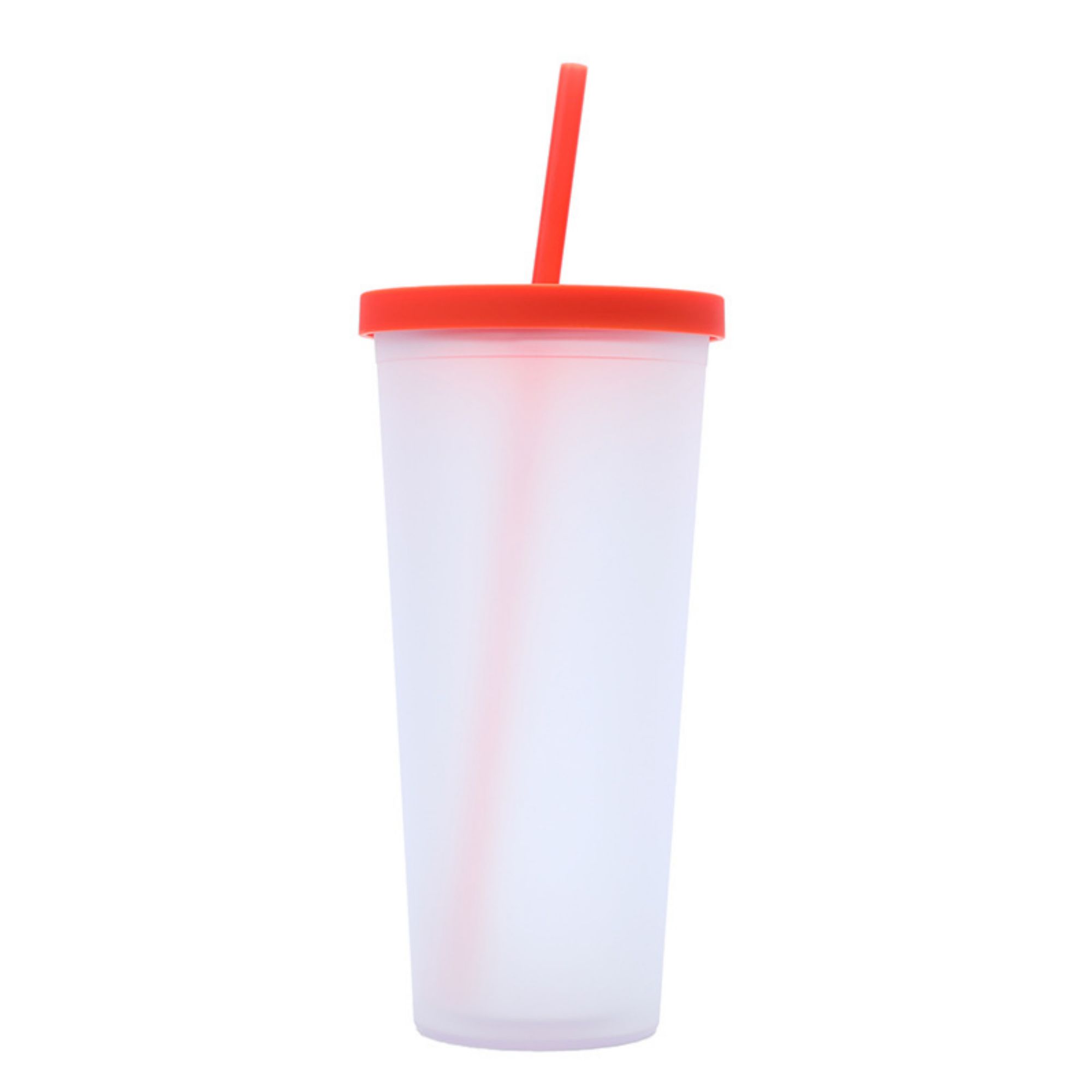 24 oz Frosted Double-Layer Straw Cup 4