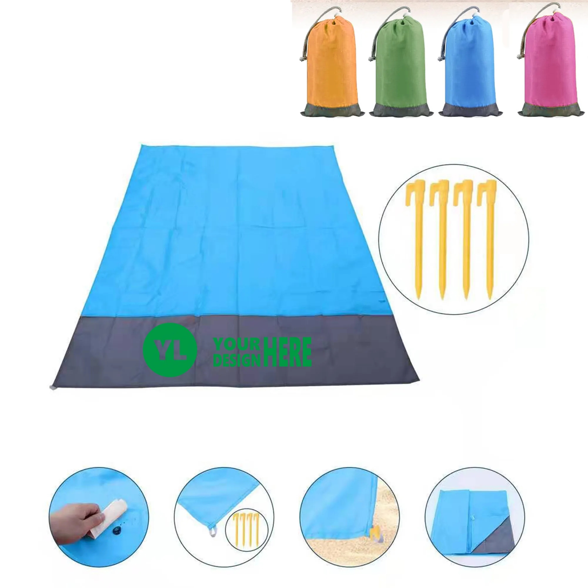 Outdoor Camping Mat Beach MOQ 50PCS 2