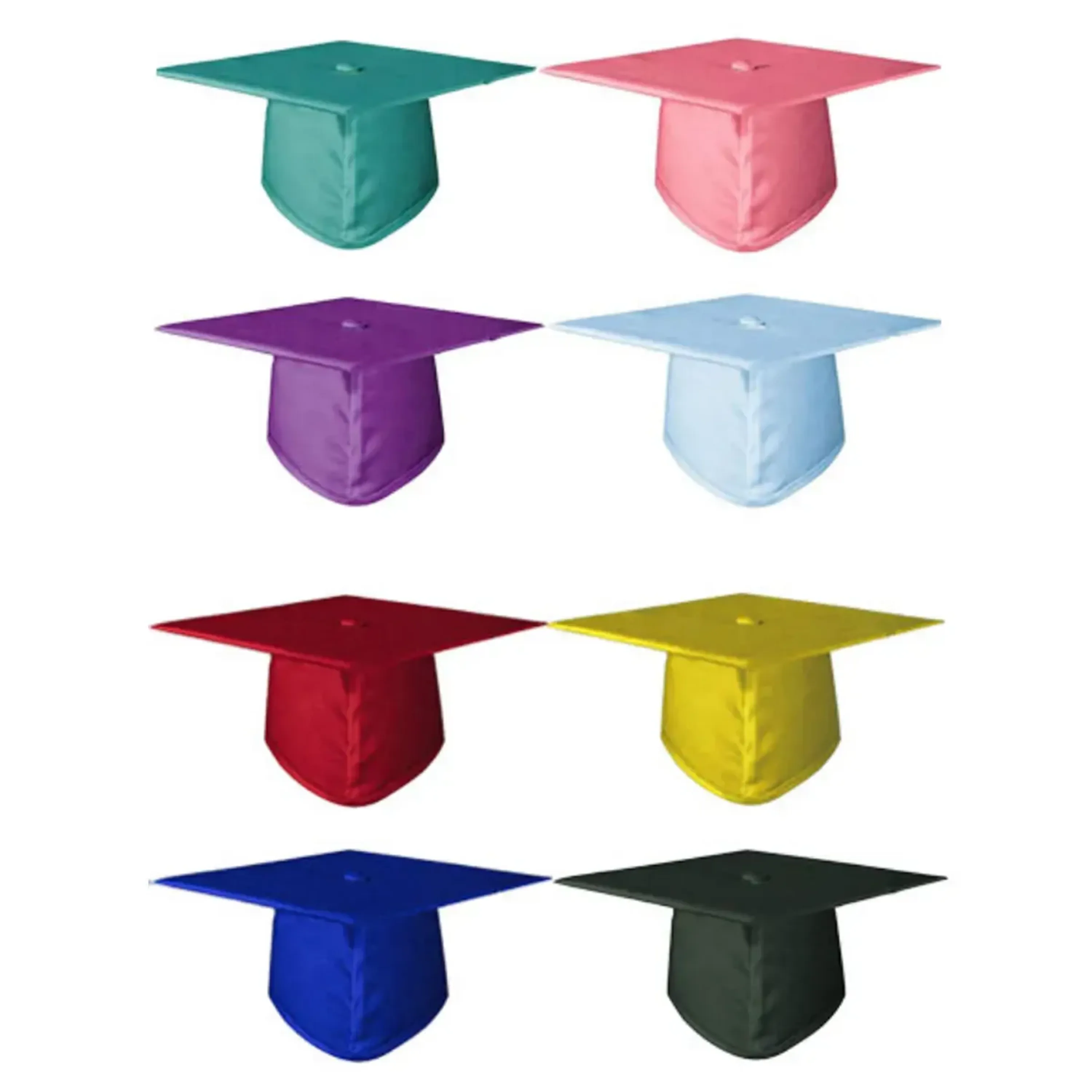 Unisex Matte Adult Graduation Cap with Tassel 1