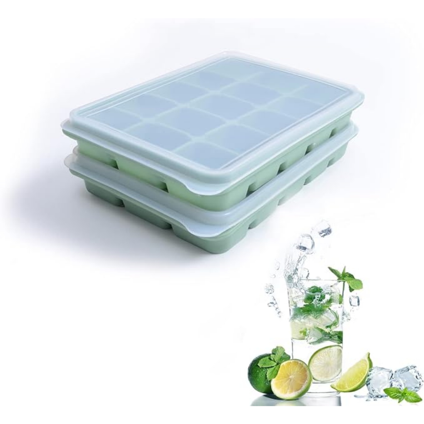 Trays Set Silicone Ice Cube Mold 3