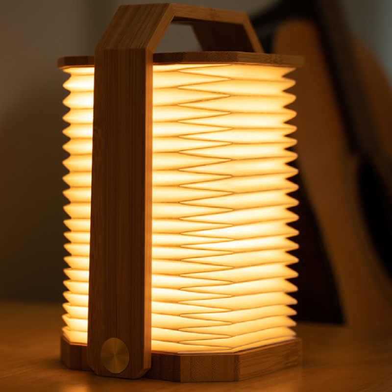 Fashionable And Foldable Paper Lamp With Built In 1200mAh Rechargeable Battery 8