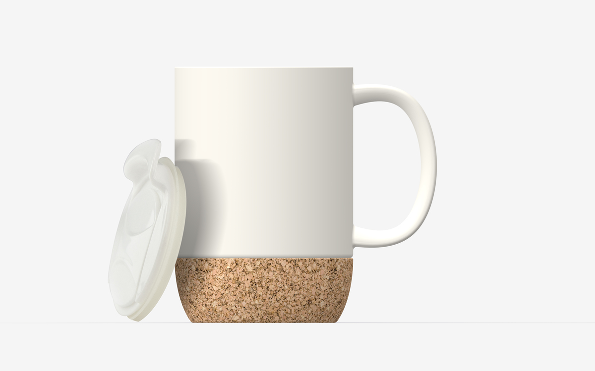 Asobu 12 Oz. Cork Ceramic Coffee Mug 6