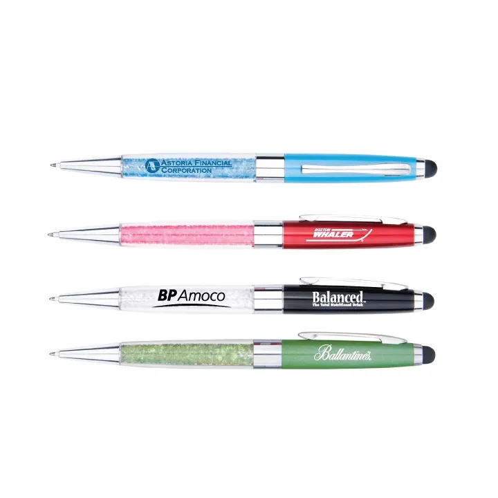 Lower Barrel Gemstone Pen With Stylus