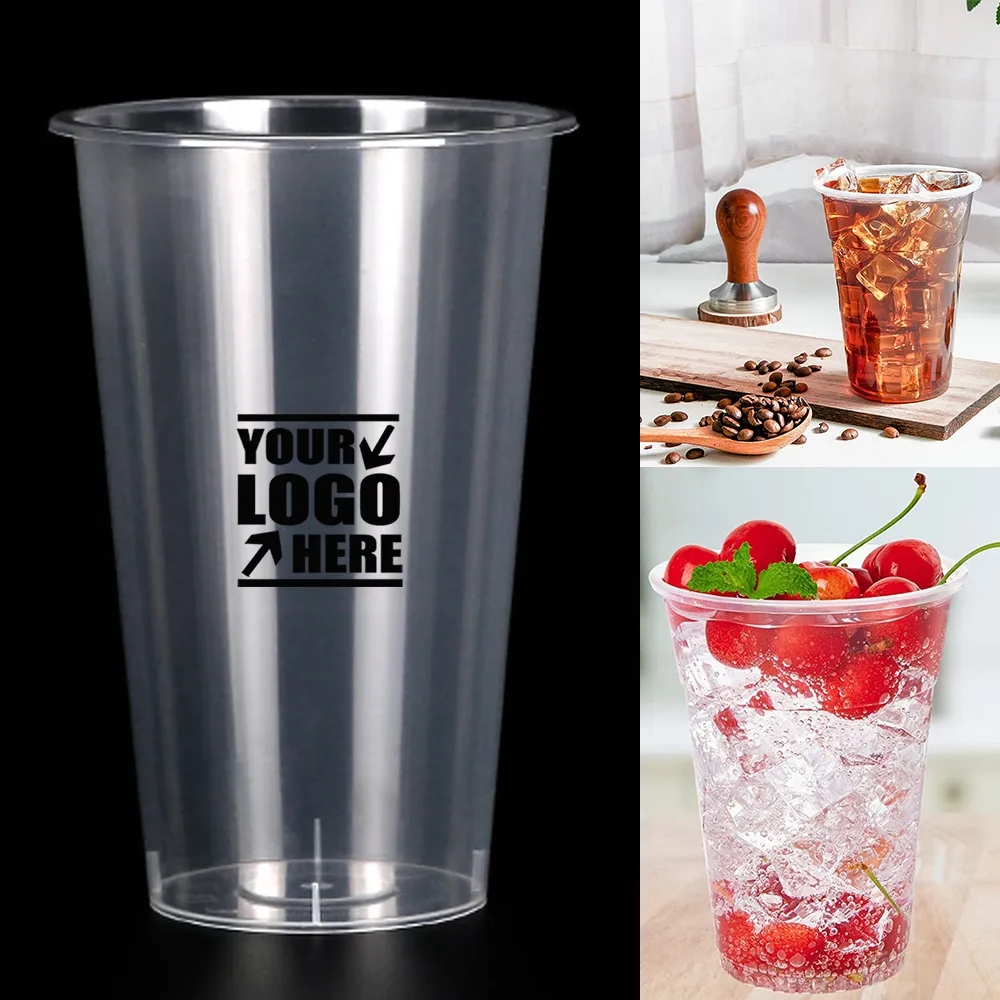 16Oz Clear Plastic Cold Cups 3