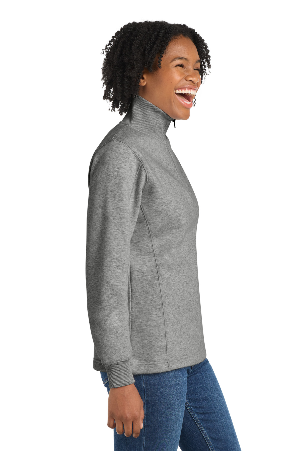 Sport-Tek Women's 1/4-Zip Sweatshirt. LST253 36