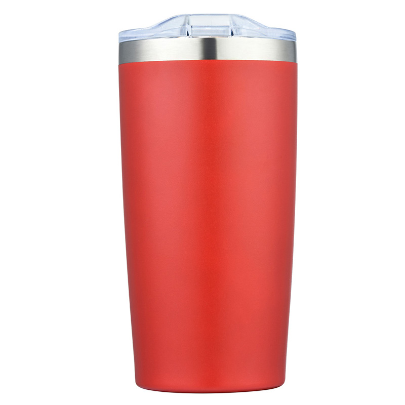 20oz. Stainless Steel Hot / Cold Beverage Tumbler with Slide Lid 5