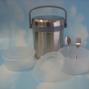 40 oz. Double Stainless Steel Thermal Lunch box 2