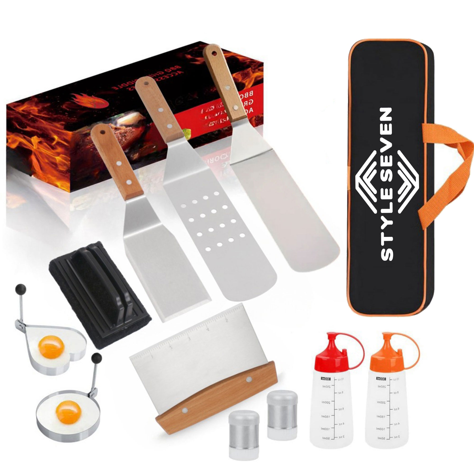 Heat Resistant Handle Barbecue Accessories Kitchen Set 1