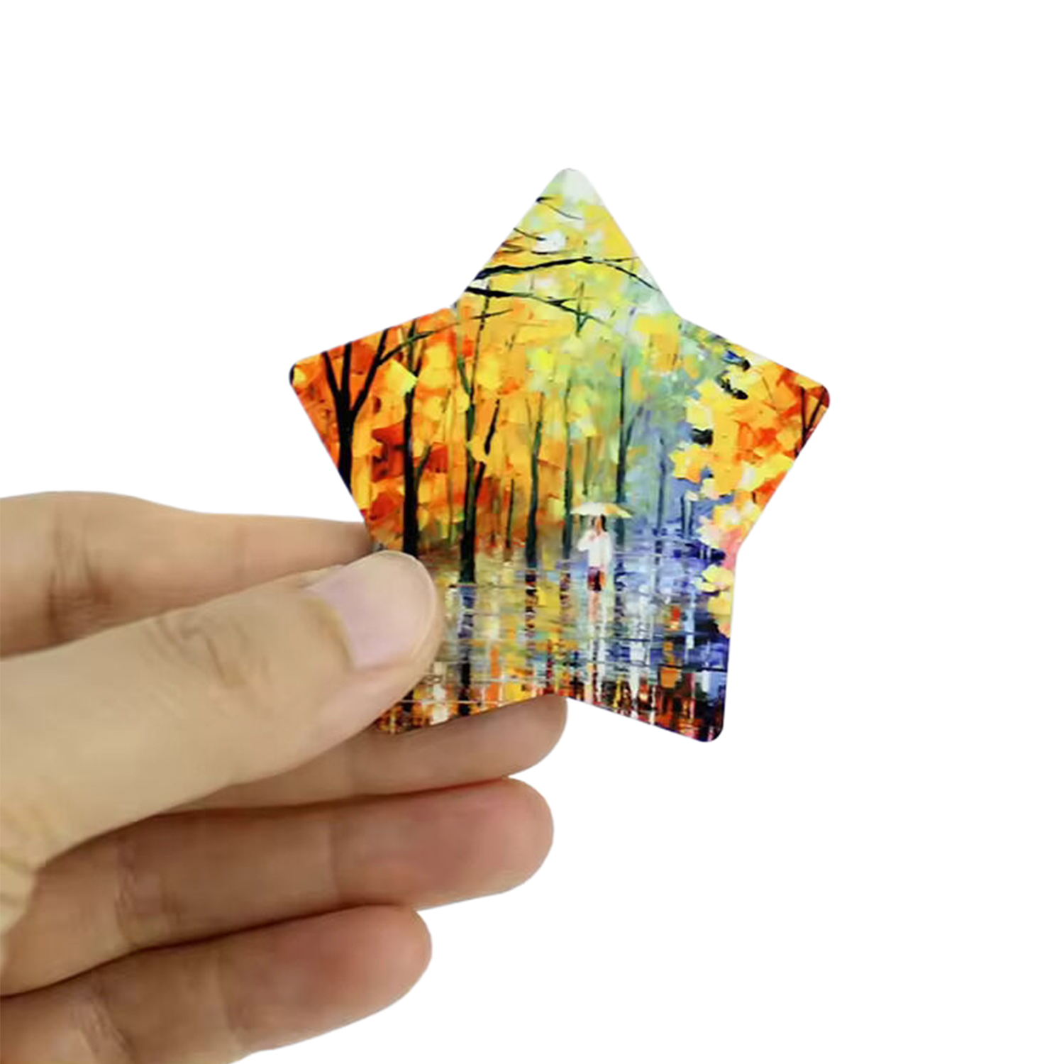 Star Shaped Sublimation MDF Fridge Magnet 5