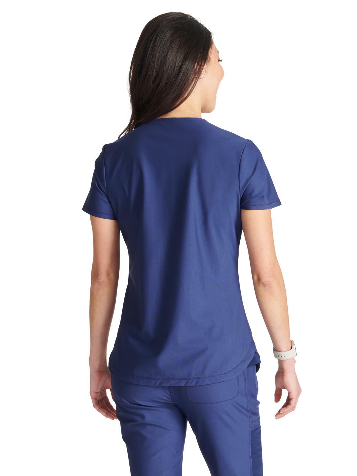 Cherokee - Form - Women's 2-Pocket Contemporary V-Neck Top 9