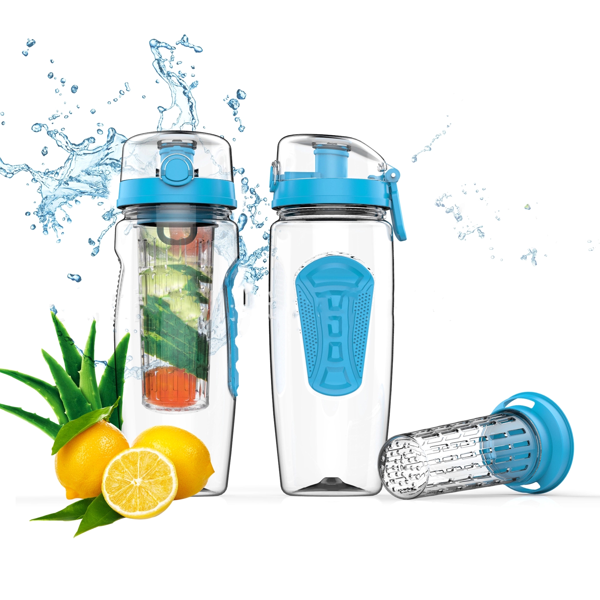 Tritan Infusion Water Bottles with Twist Lid 1