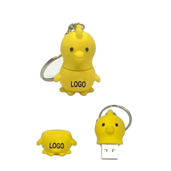 Chicken USB with Key Ring 2