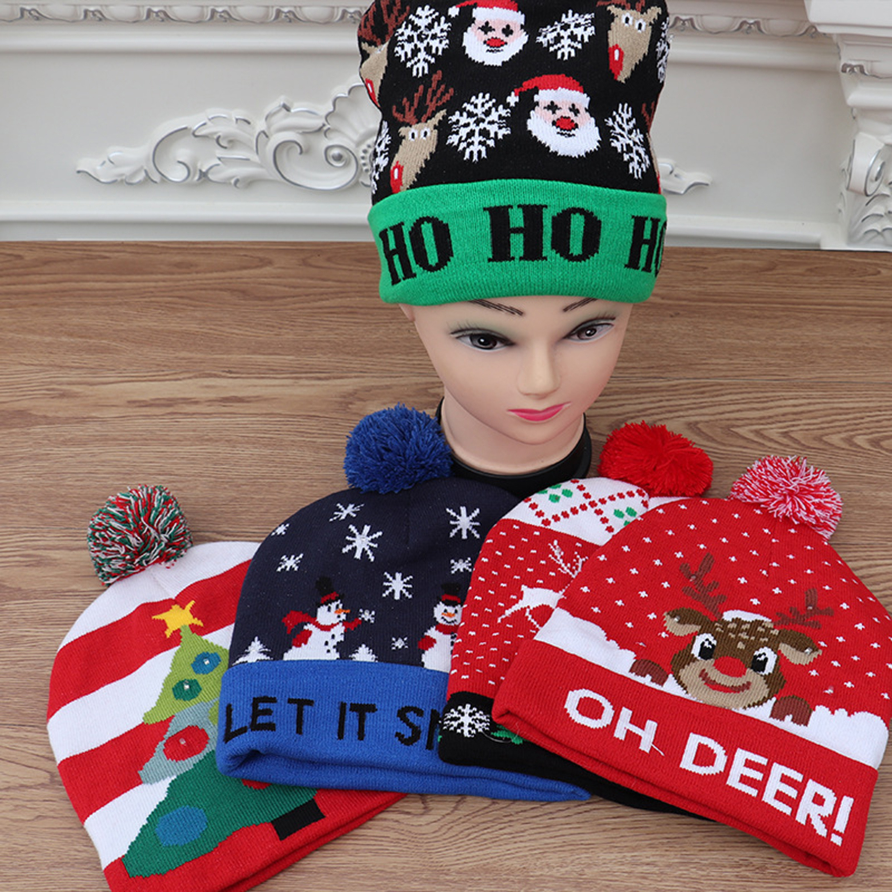 Reindeer Lights Blinky Beanie 2