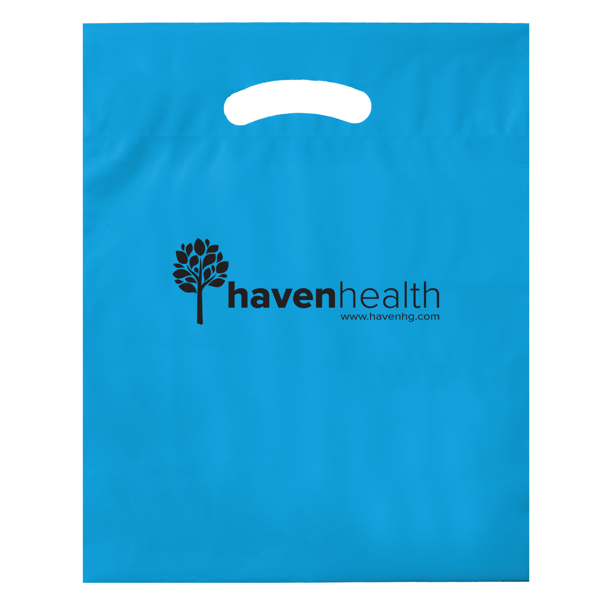 Fold Over Reinforced Die Cut Bag 14