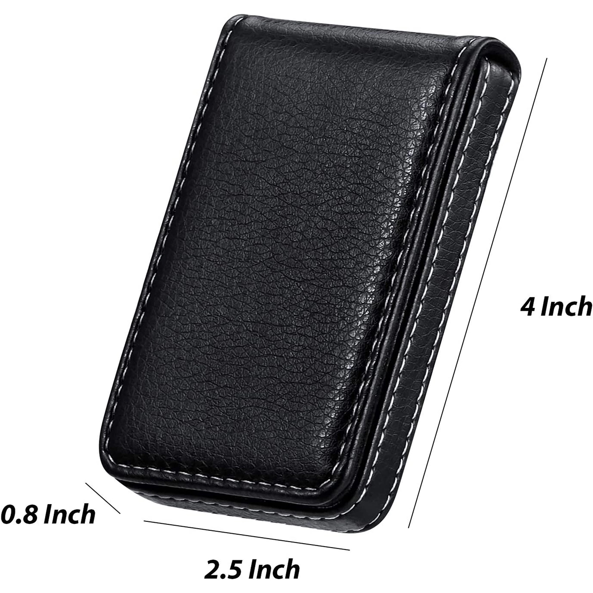 Vertical Version PU Leather Business Card Case 3