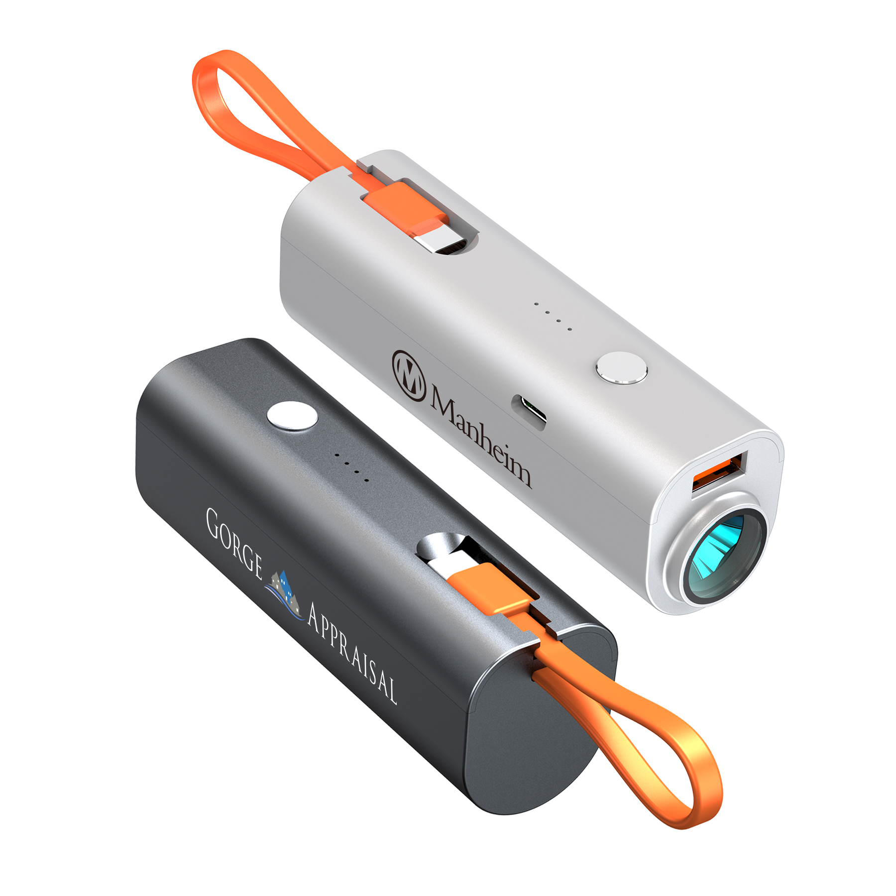 5000mAh Mini Portable Power Bank with Flashlight 3