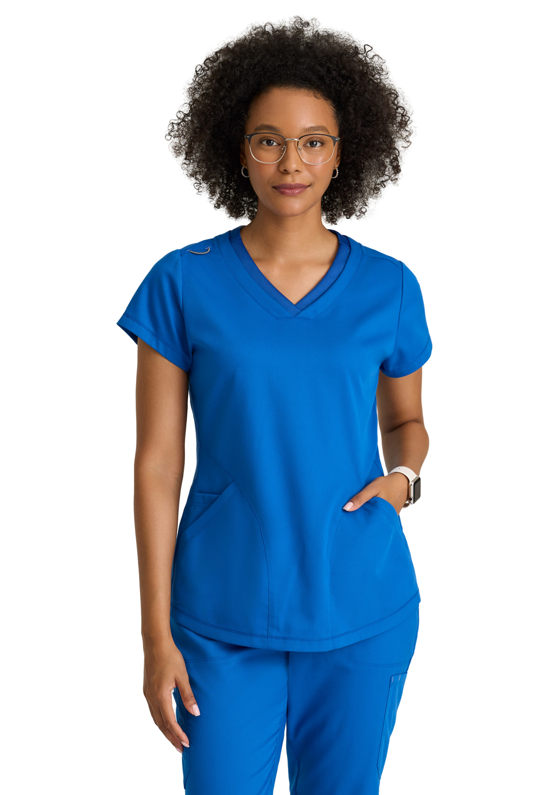 Grey's Anatomy Classic - Women's Three-Pocket V-Neck Evelyn Scrub Top 6