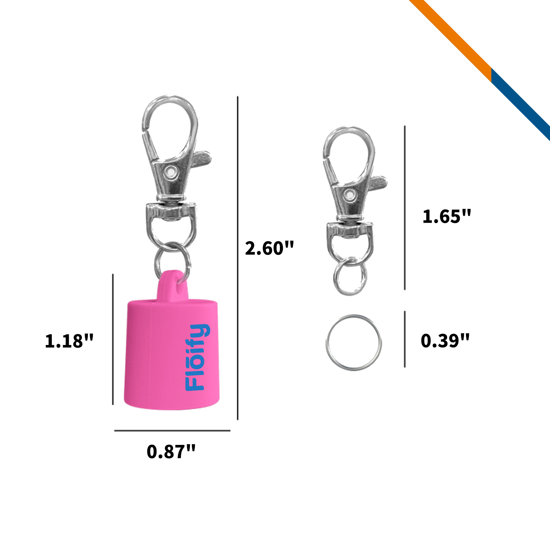 ShineClip Lip Gloss Keychain Cap 4