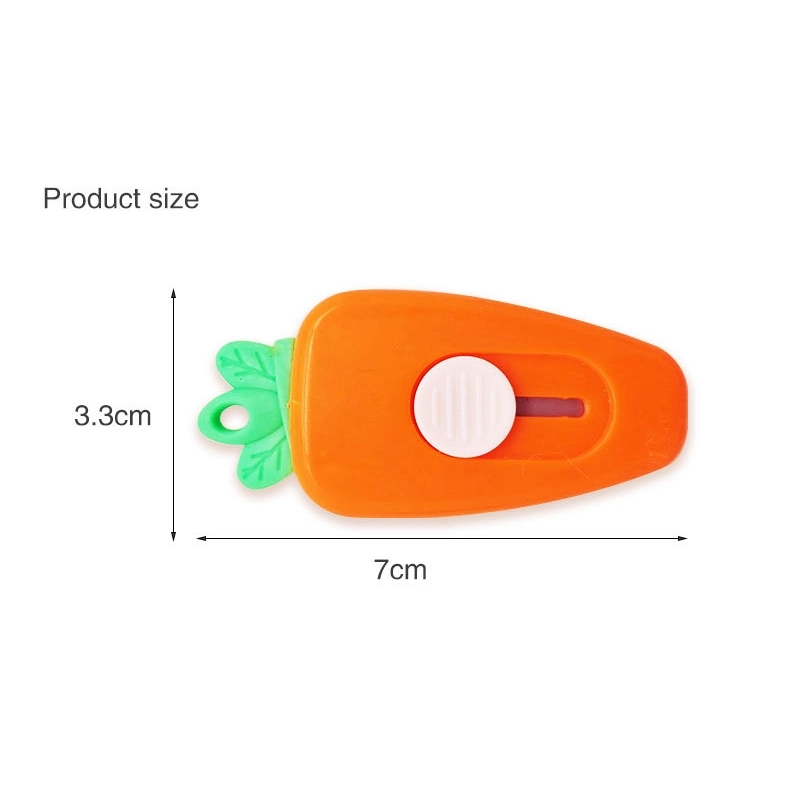 Mini Retractable Knife Cute Carrot Box Cutter Letter Opener 1